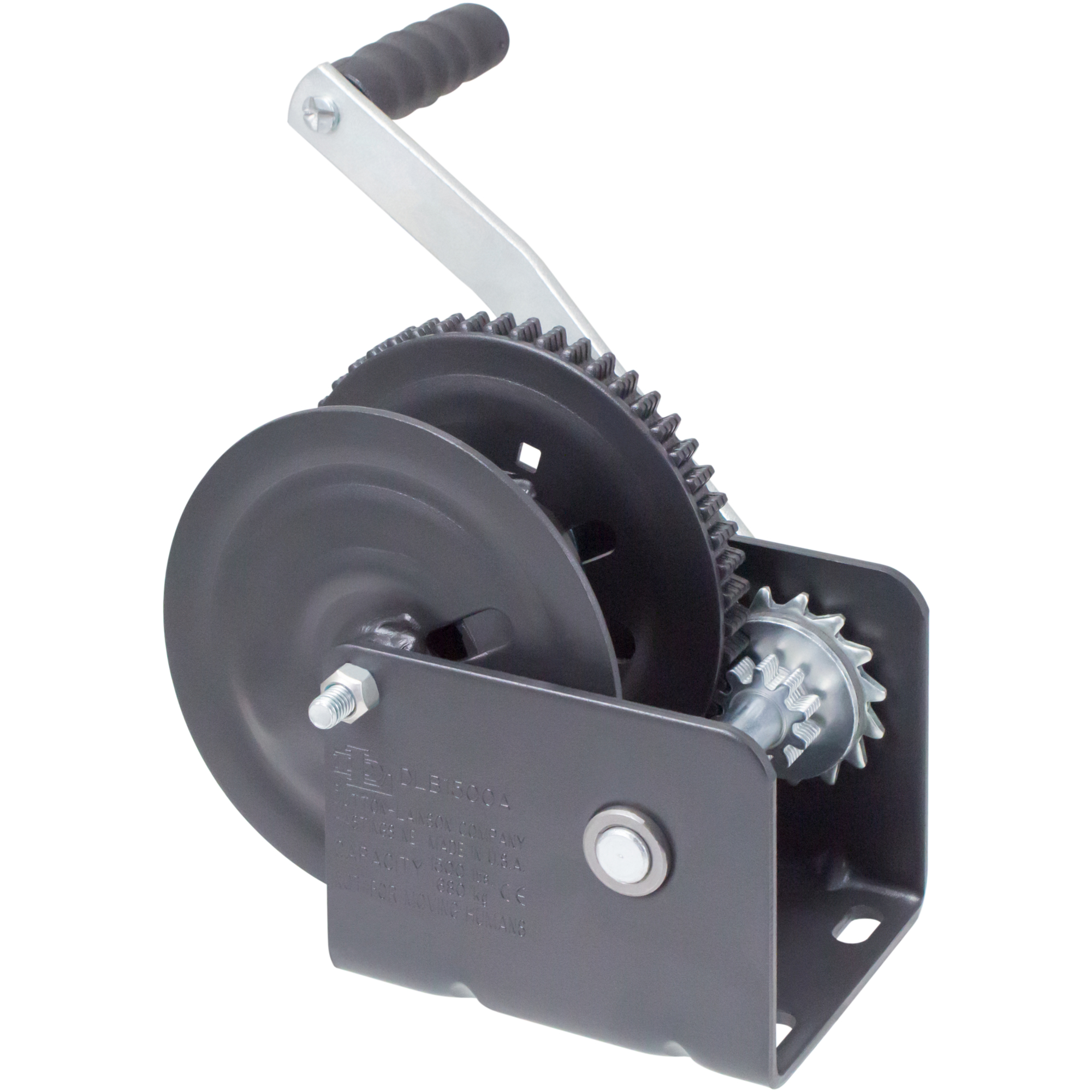 Dutton-Lainson Single Speed Hand Winch with Automatic Brake, 1500-Lb. Capacity, Model# DLB1500A